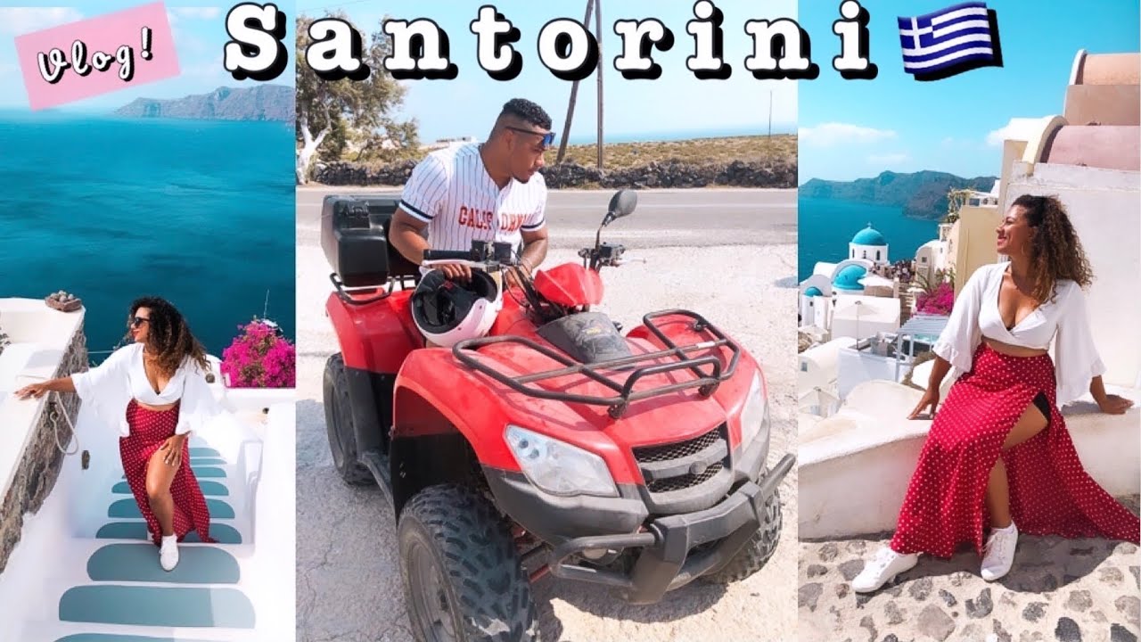 VLOG 2: ON VISITE SANTORIN 🇬🇷😍 EN QUAD - NOTRE BOAT TRIP DANS LES CYCLADES - GRÈCE - ELDYSHOUU NC