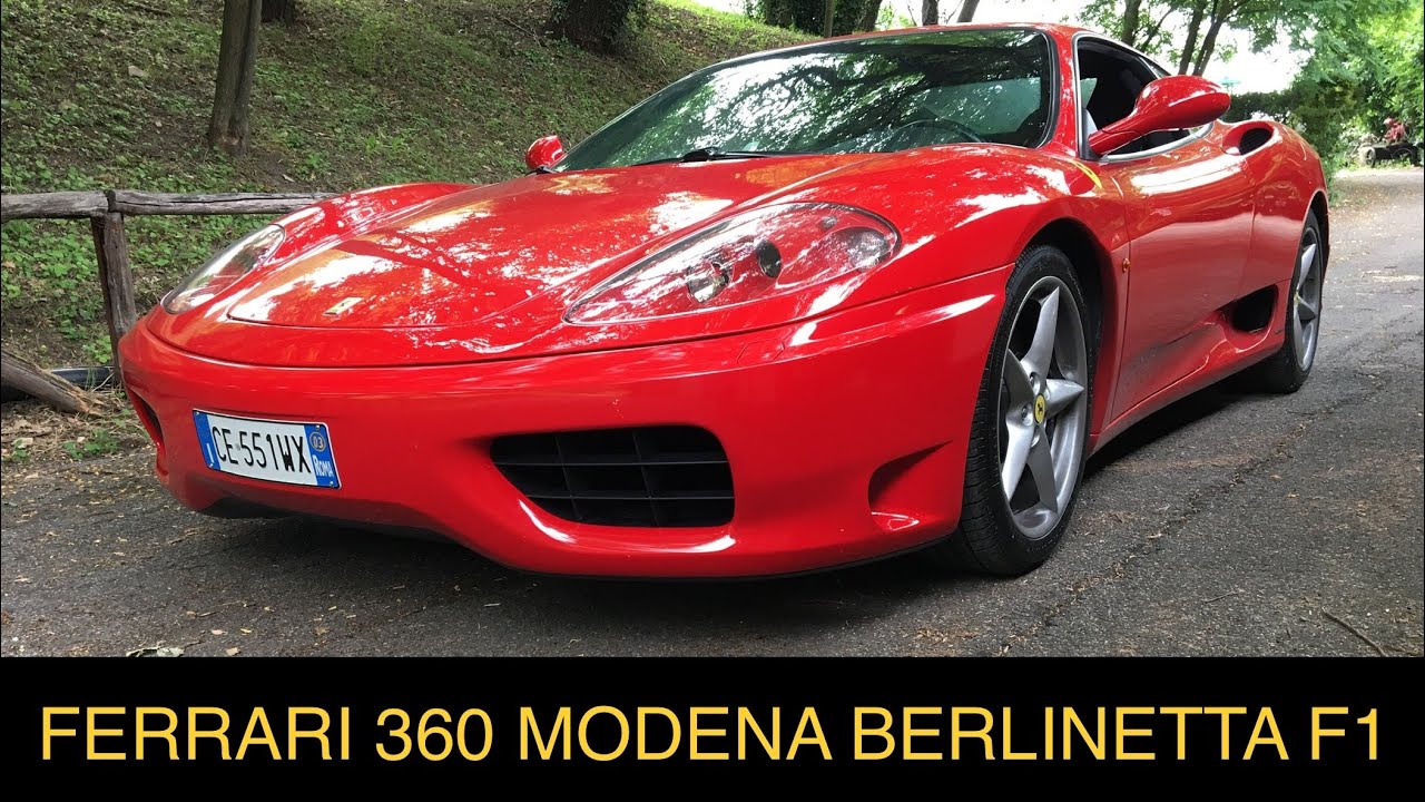 2002 FERRARI 360 MODENA BERLINETTA F1…La prima FERRARI stradale in alluminio-The first aluminum road