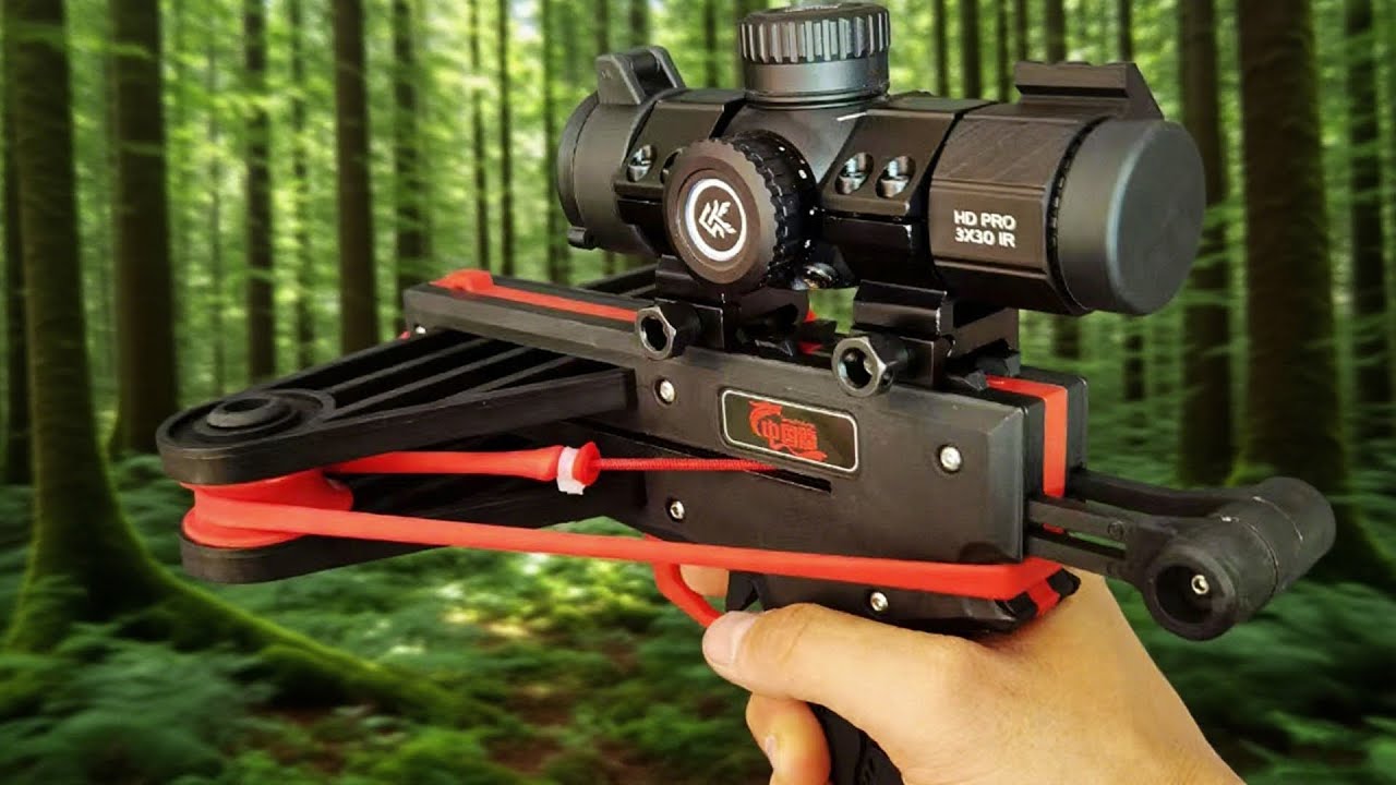 Mini Pistol Slingshot - Full Details Installation V40 in 2023