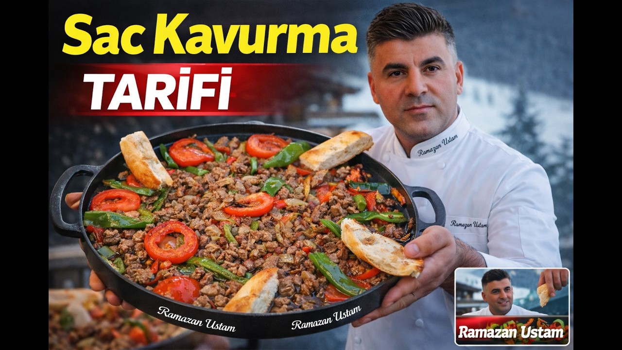 Рецепт сач-кавурмы (жареного мяса)