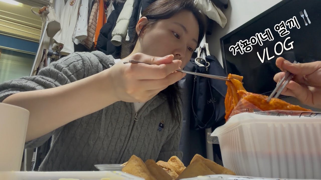 [VLOG] 집과 차에서 먹는 10끼/ 간식 포함 이라 완벽한 열끼는 아니에요…(응급실 떡볶이, 유부초밥, 신혼일상, 명절음식, 소고기, 딸기, 롯데백화점 구경, 직장인 브이로그)