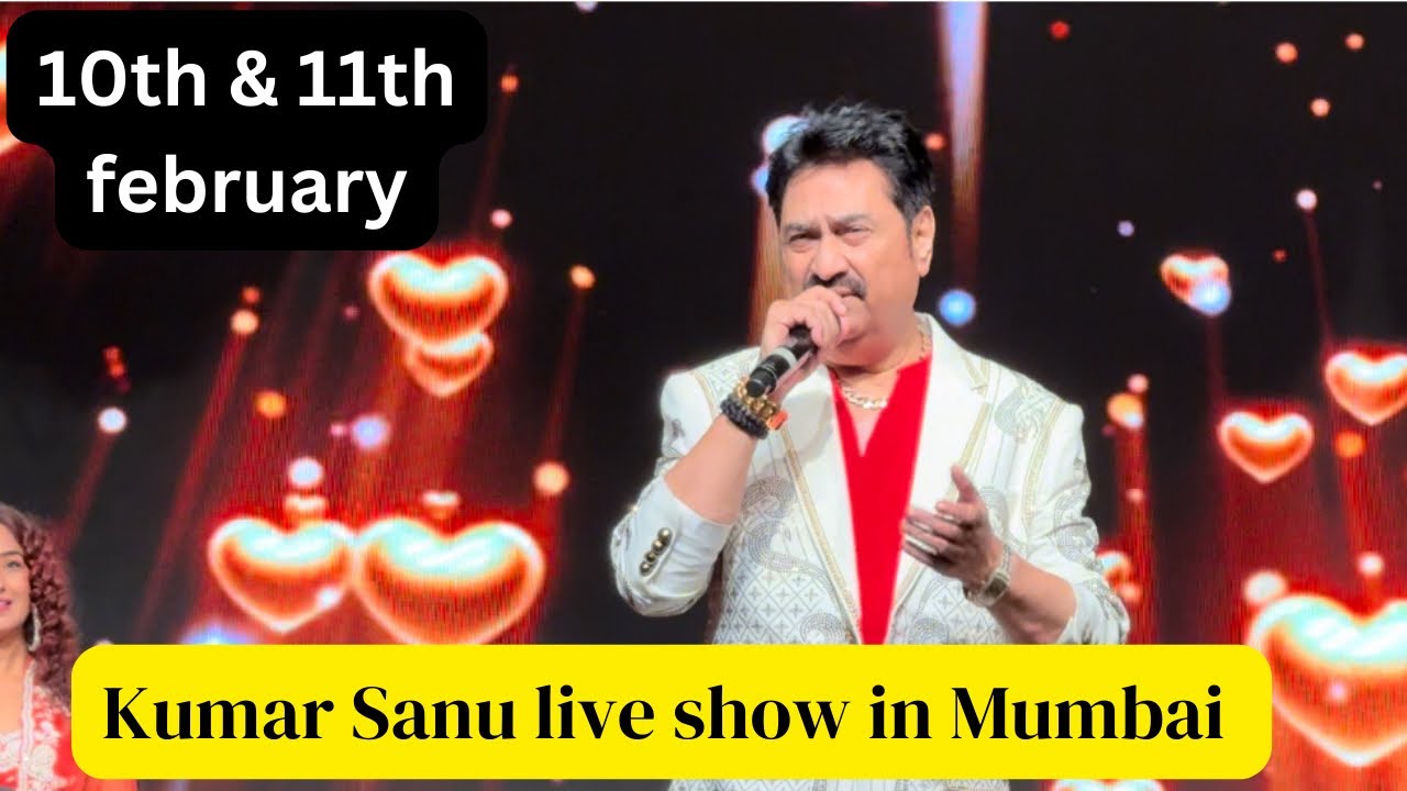 Kumar Sanu live show in Mumbai | vlog| Somnath sahaa| Somnath sahaa vlog| #kumarsanu