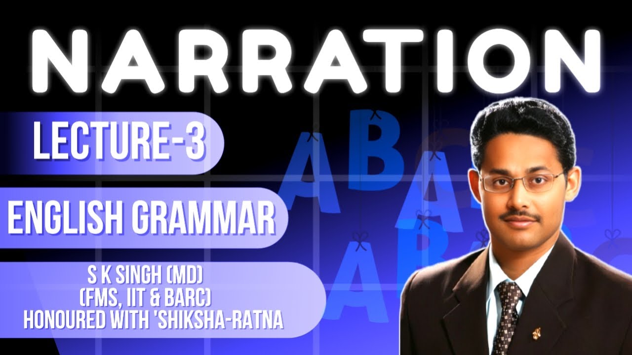 Direct Indirect Speech for SSC CGL, CHSL,NDA ,CDS|| Lecture -3 ||SK Singh (IIT FMS BARC)