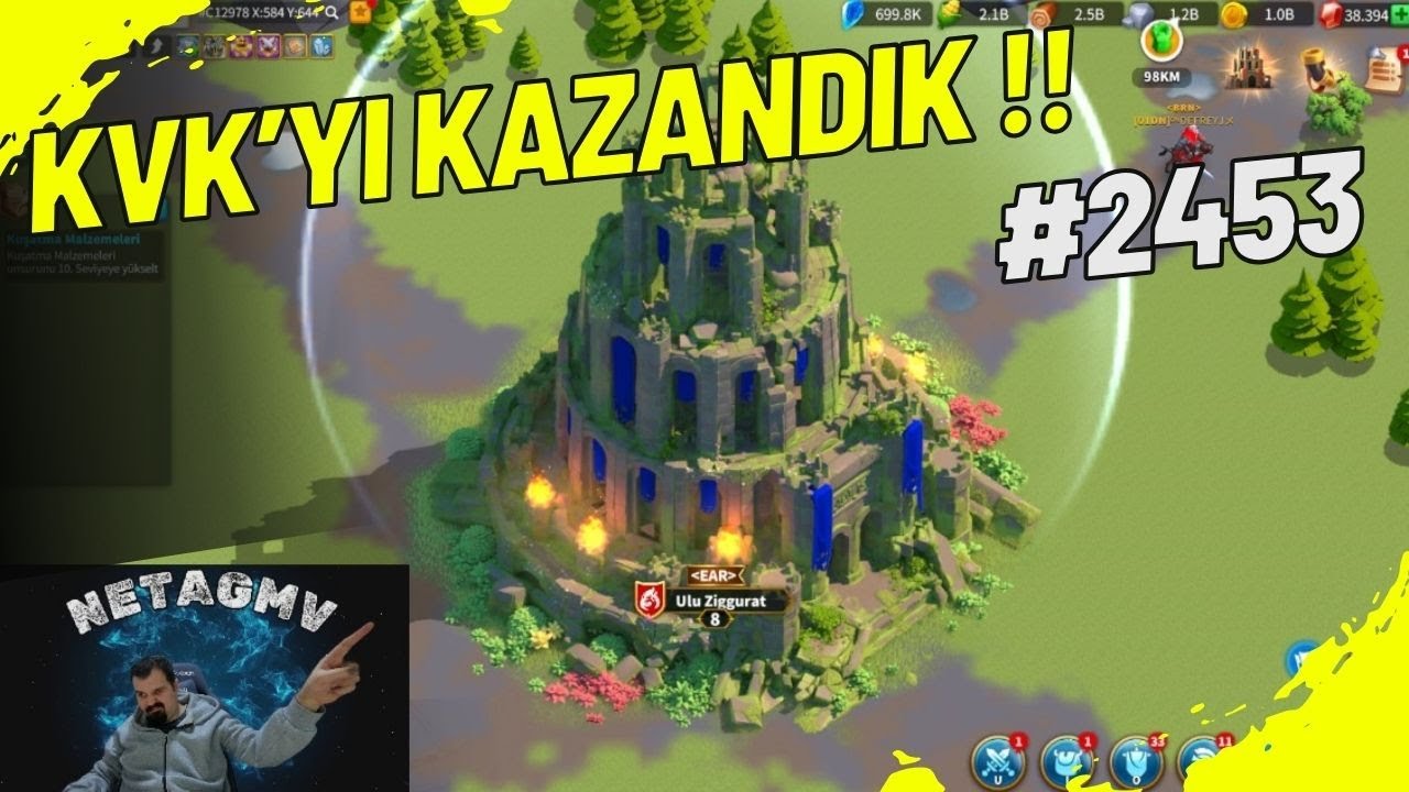 KVK'YI KAZANDIK. #2453 Krallığı olarak ULU ZİGGURAT BİZİMDİR !!