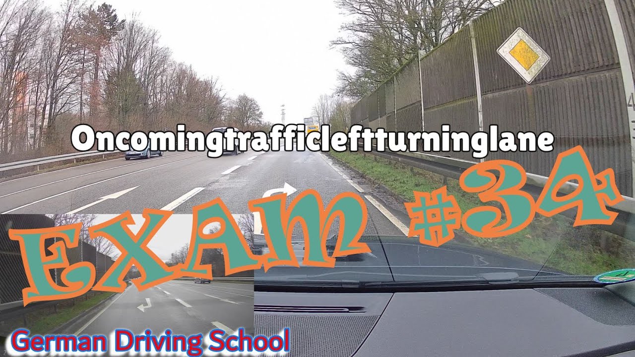 Real Driving Exam #34 German Driving School - Praxisprüfung - Fahrprüfung - priority too fast