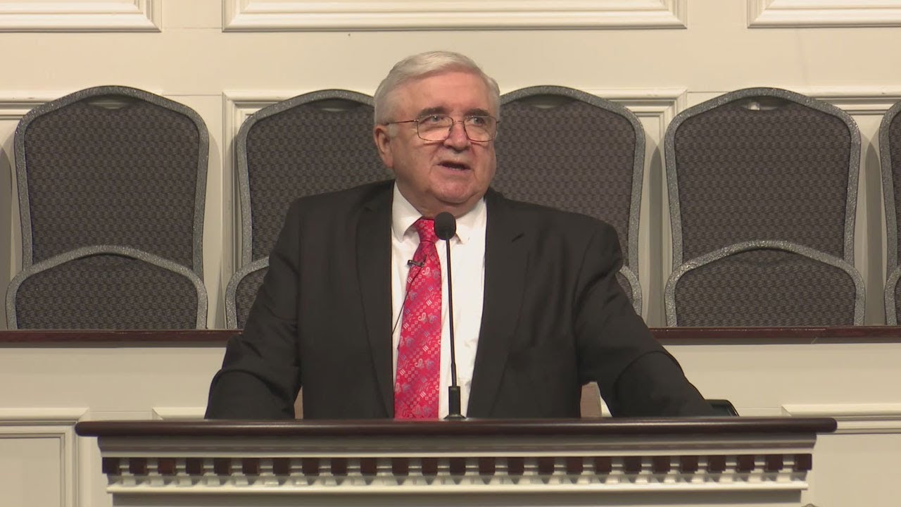 Dr. Mike Allison preaching 