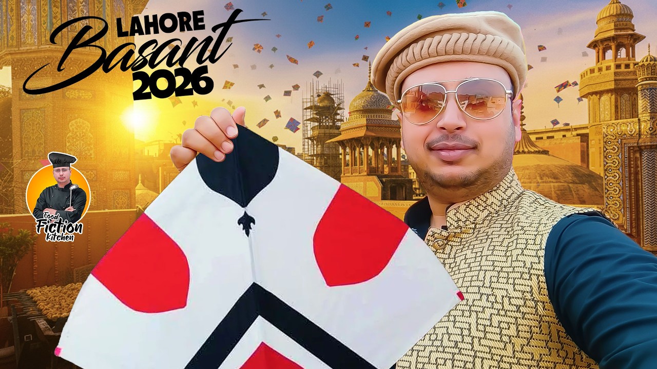 Basant 2026 Lahore | Kite Flying Vlog | Lahore Basant Celebration 2026 | Food Fiction by Awais Yar