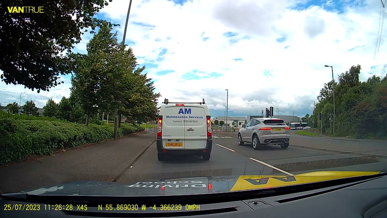 Glasgow Hillington Interchange. Video 3.