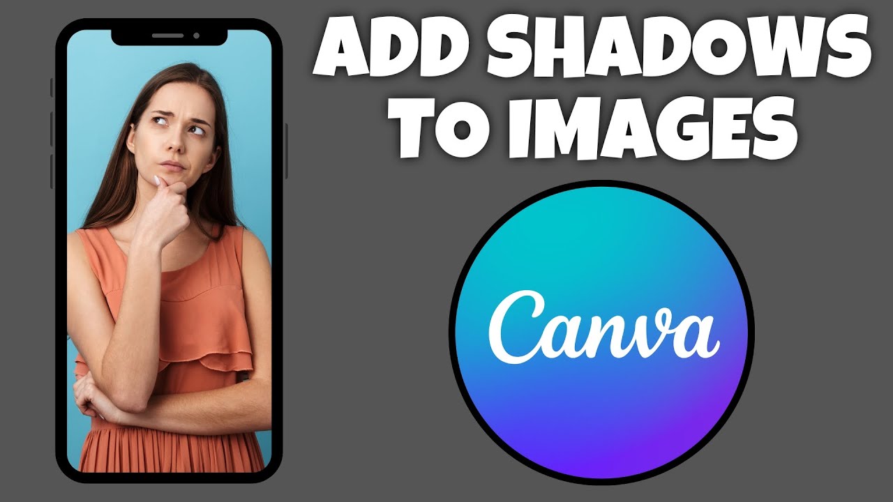 How To Add Shadows To Images In Canva Mobile App | Canva Tutorial