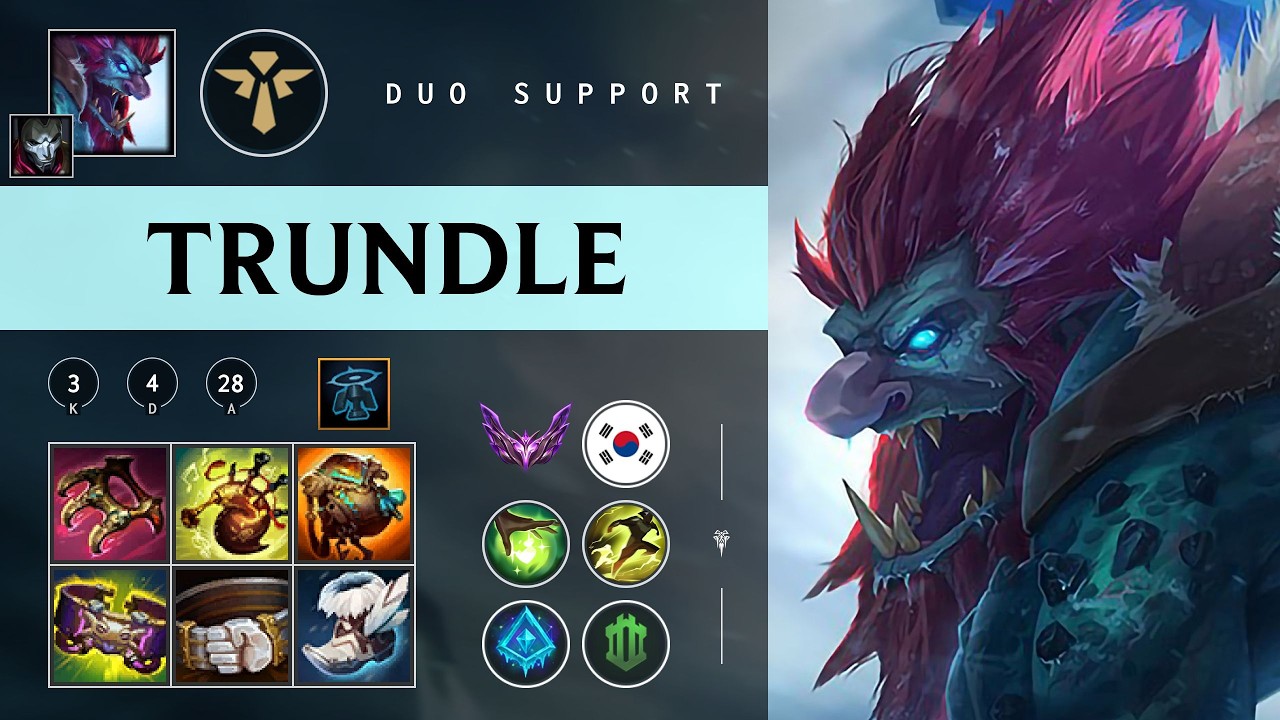 Trundle Support vs Pantheon - KR Master Patch 26.05