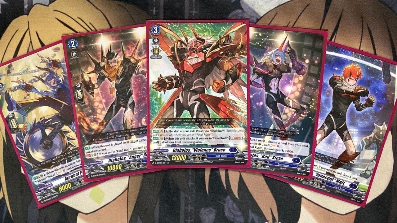 My Diabolos Dark States Cardfight Vanguard Deck Profile for June 2021