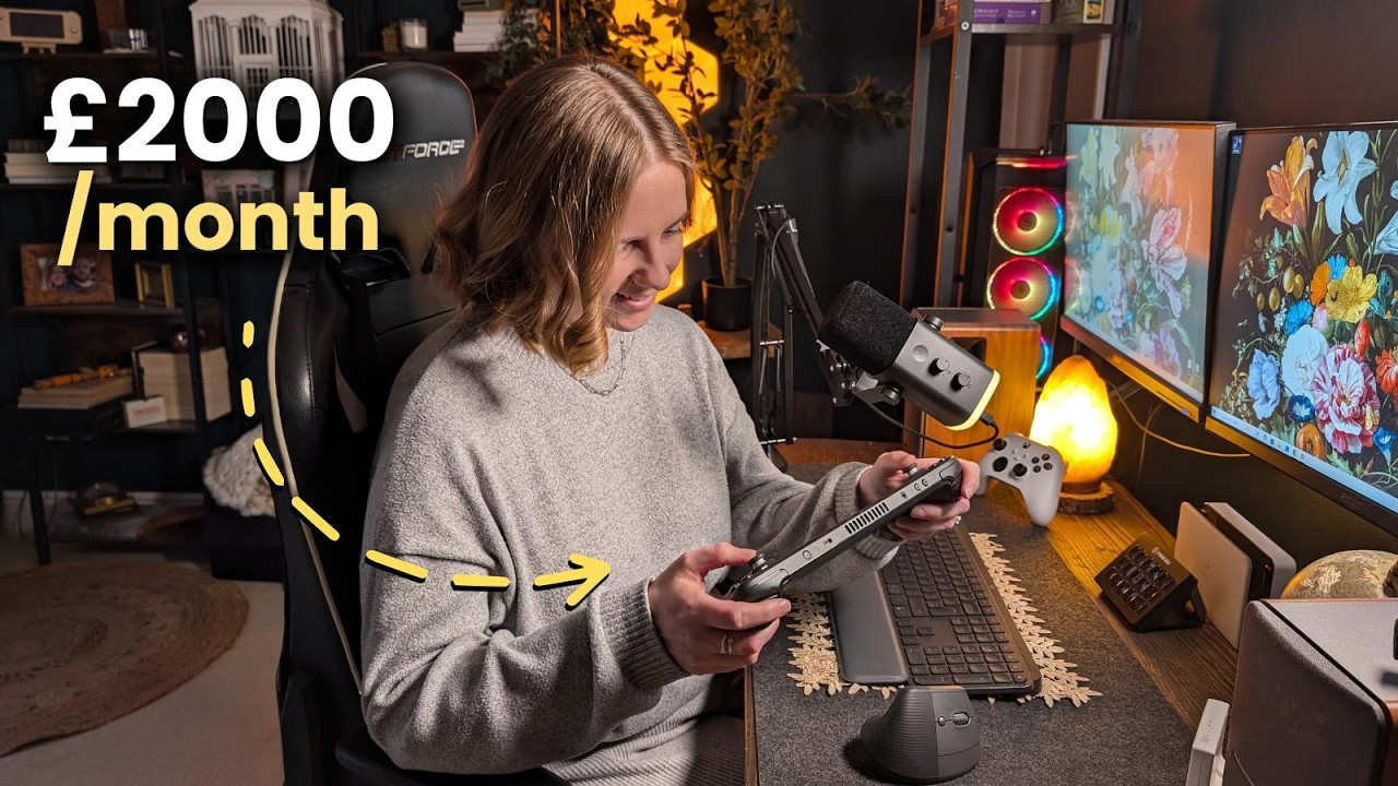 How I Make &pound;2000 Per Month As A Cozy Gamer & You Can Just Copy Me