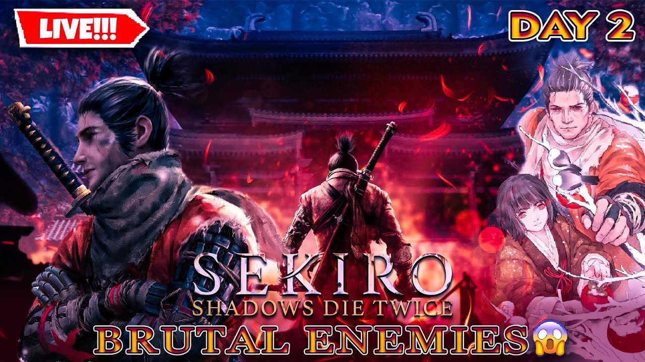 Sekiro: Shadows Die Twice Day 2 😱 Brutal Enemies & Intense Combat | PC Gameplay Hindi