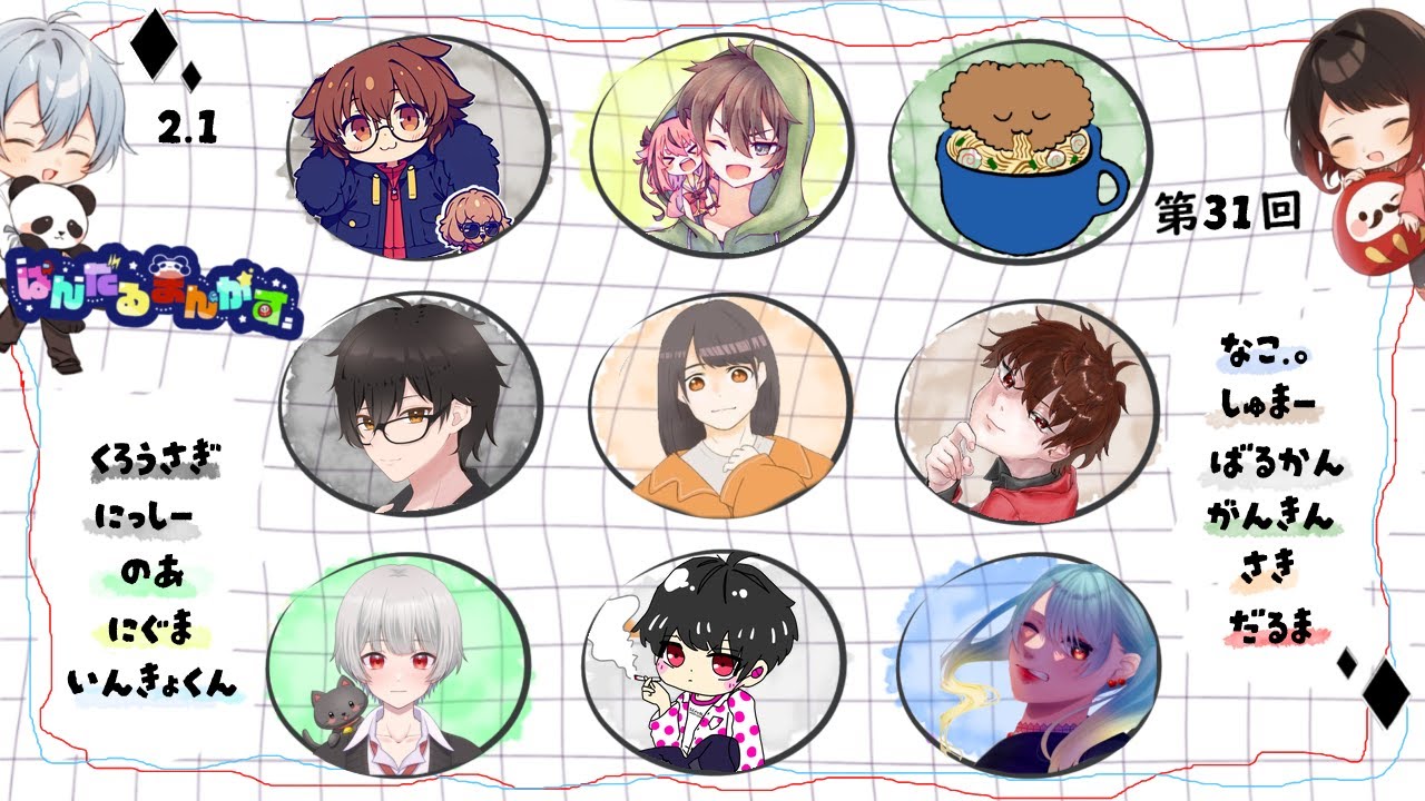 2/1 半年ぶりらしいですよ #ぱんだるまんがす
