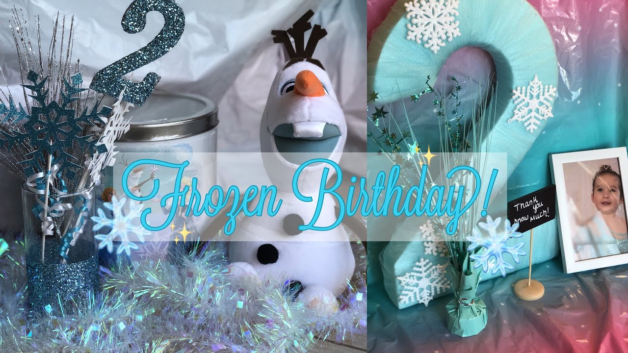 DIY FROZEN BIRTHDAY PARTY! | SAVE MONEY