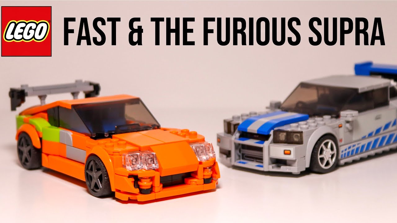 Как я построил Toyota Supra из «Форсажа» из LEGO! + Nissan Skyline GT-R