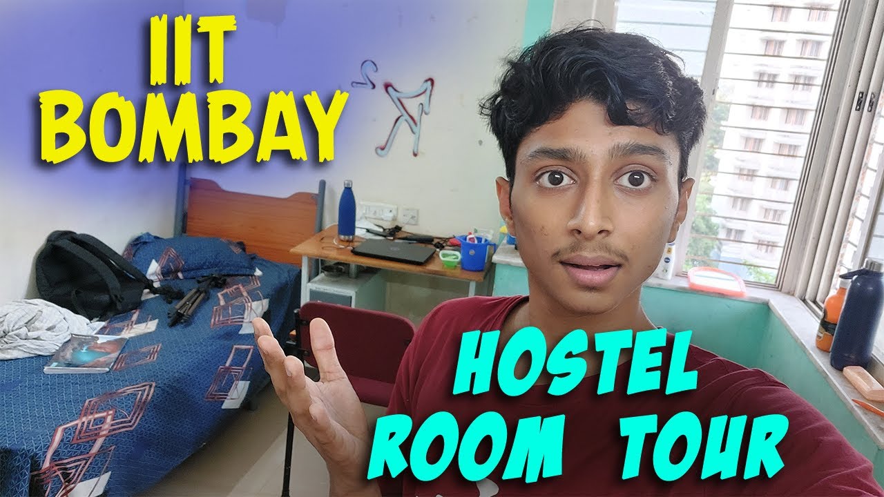 My Hostel Room Tour IIT Bombay🤩| Hostel 16 | Aditya Here #iit #iitb #iitbombay