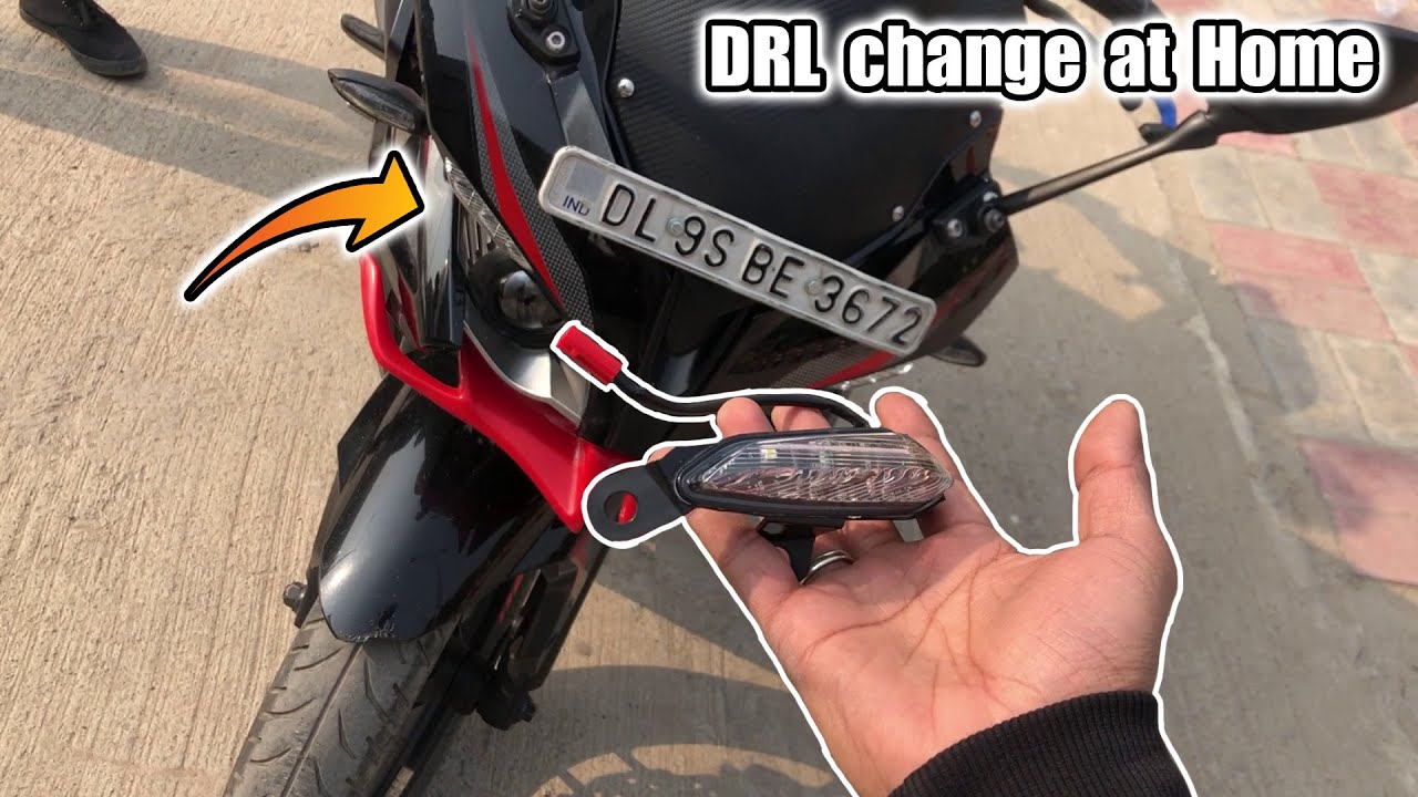 How to change DRL light in Pulsar RS200