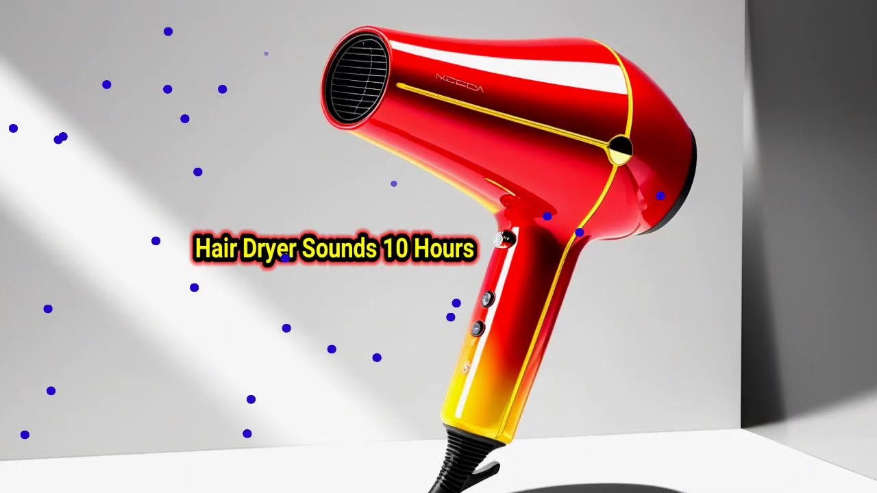 White Noise for Babies – Blow Dryer ASMR - Soft Hair Dryer Noise
