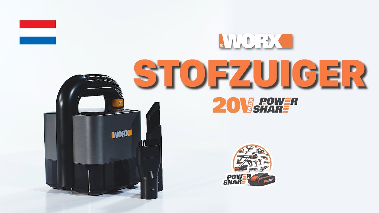 Worx WX030 20V STOFZUIGER -    NL