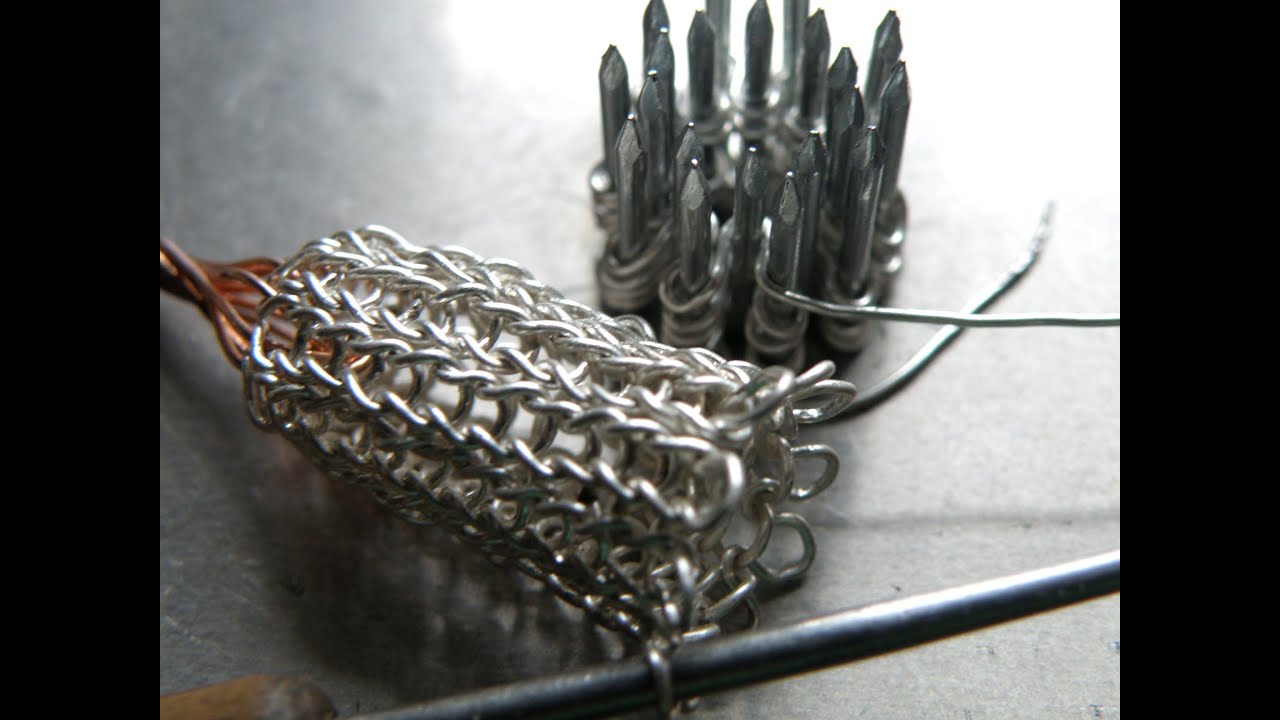 Jewellery making medieval foxtail chains Fuchsschwanzkette
