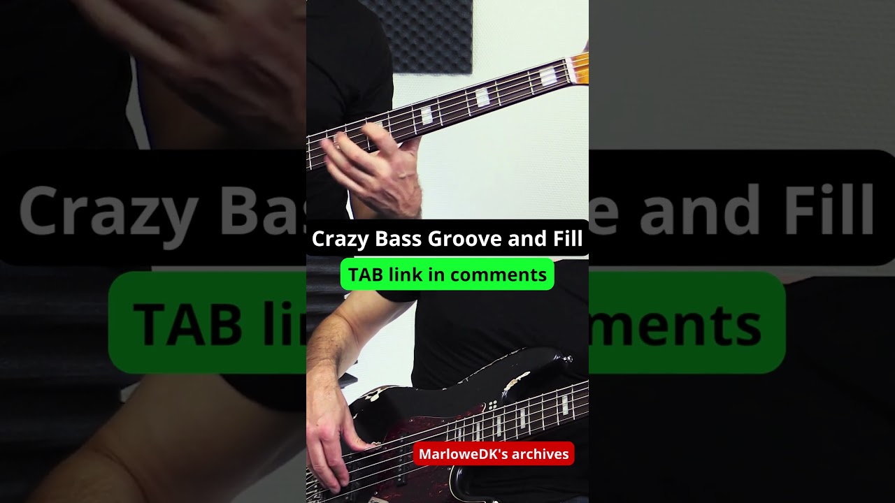 Open String Fill Over Funky Em Bass Groove - FREE PDF
