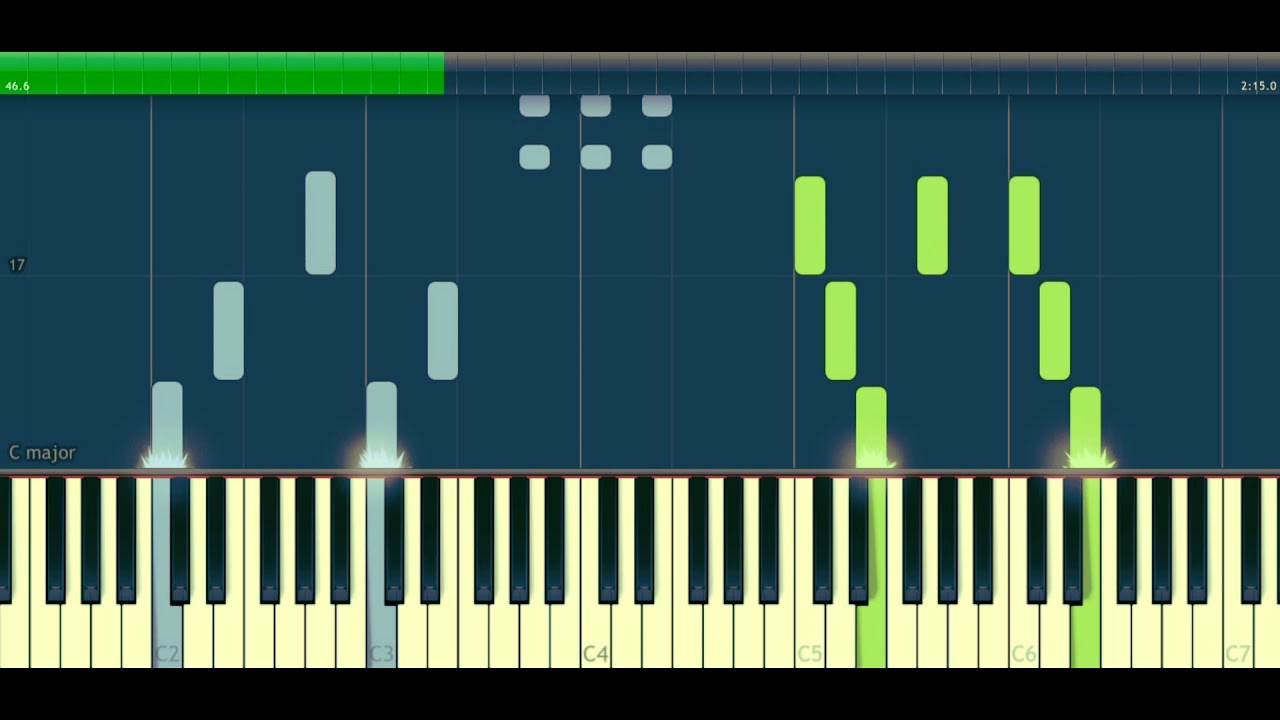 La Bocina (Synthesia Piano Tutorial)