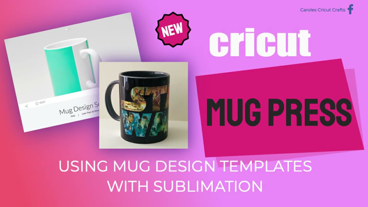 CRICUT MUG TEMPLATES with SUBLIMATION