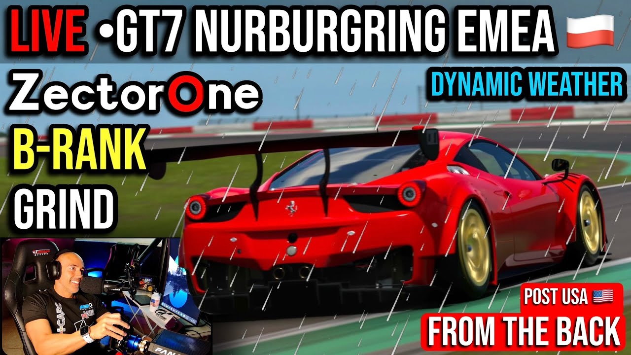 🔴 Live | GT7 | B-Rank From The Back at Nürburgring (Dynamic Weather)