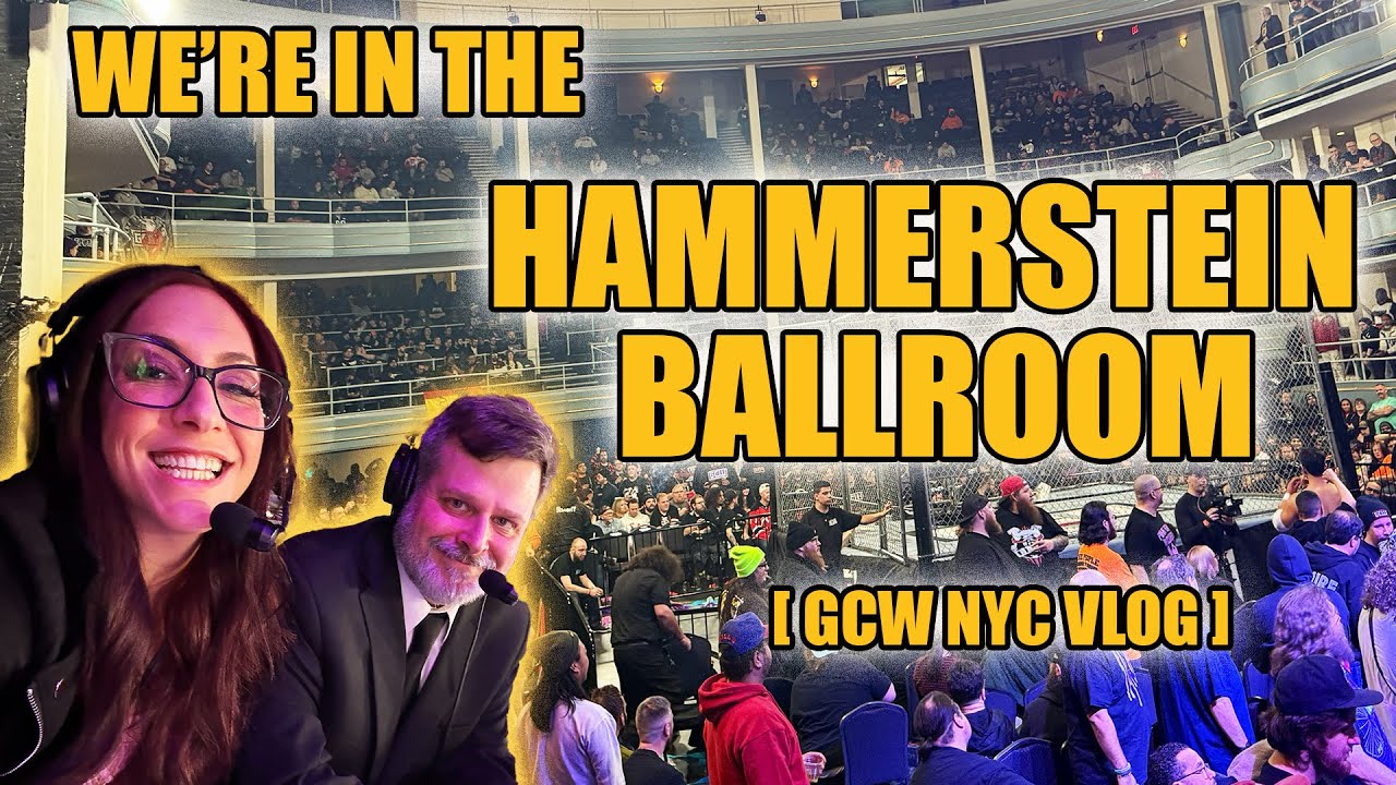 BEHIND THE SCENES at the Hammerstein Ballroom! Pro wrestling in NYC for GCW (BTS & INTERVIEWS)