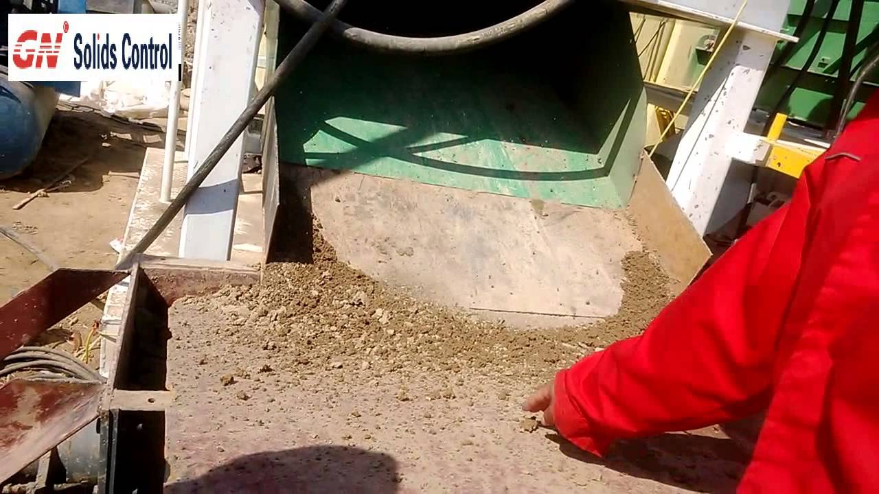 WBM Drilling Cuttings Dryer Solids Output