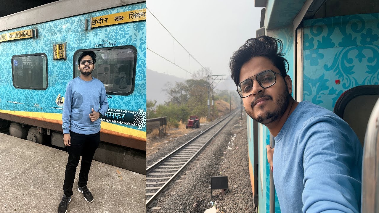LINGAMPALLI INDORE HUMSAFAR EXPRESS 20915 || pune to indore