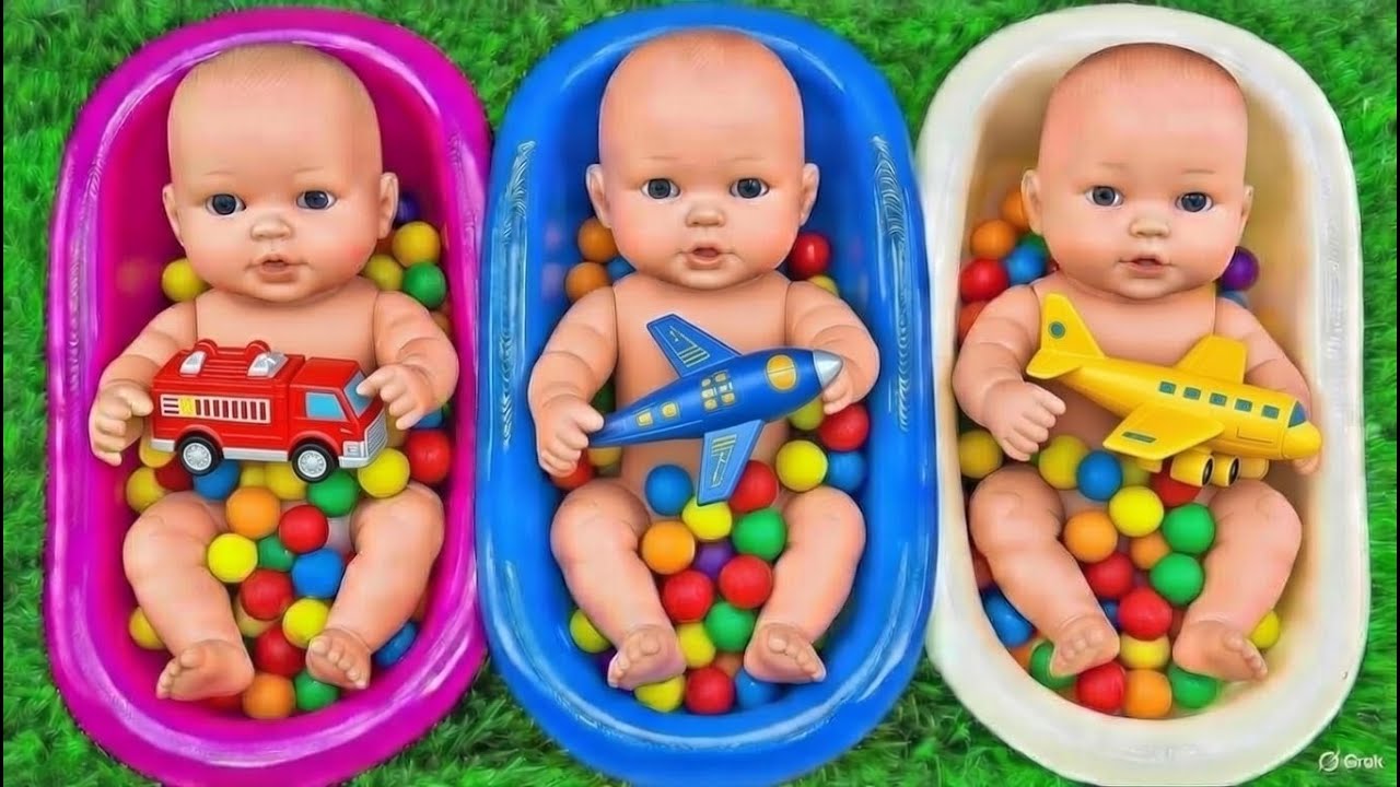 4 Minutes Satisfying Video | Mixing Funny Candy ASMR & Make Up in 3 Bathtubs with Magic M&M's Slime