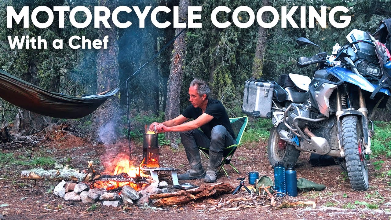 Motorcycle Camp Cooking with a Professional Chef