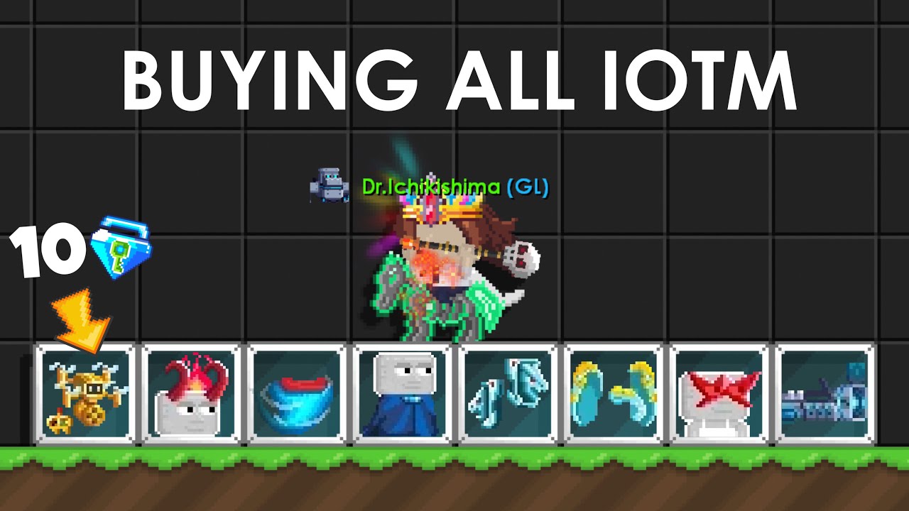 BUY ALL IOTM IN GROWTOPIA PART 1!! | Growtopia