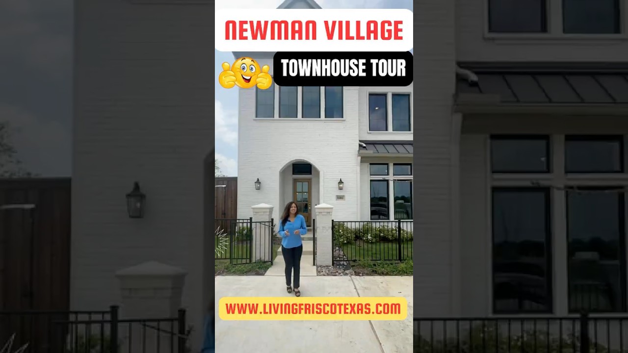 Inside a Newman Village Townhouse 🏡✨ | Frisco Texas Luxury Living #shorts #livinginfriscotexas