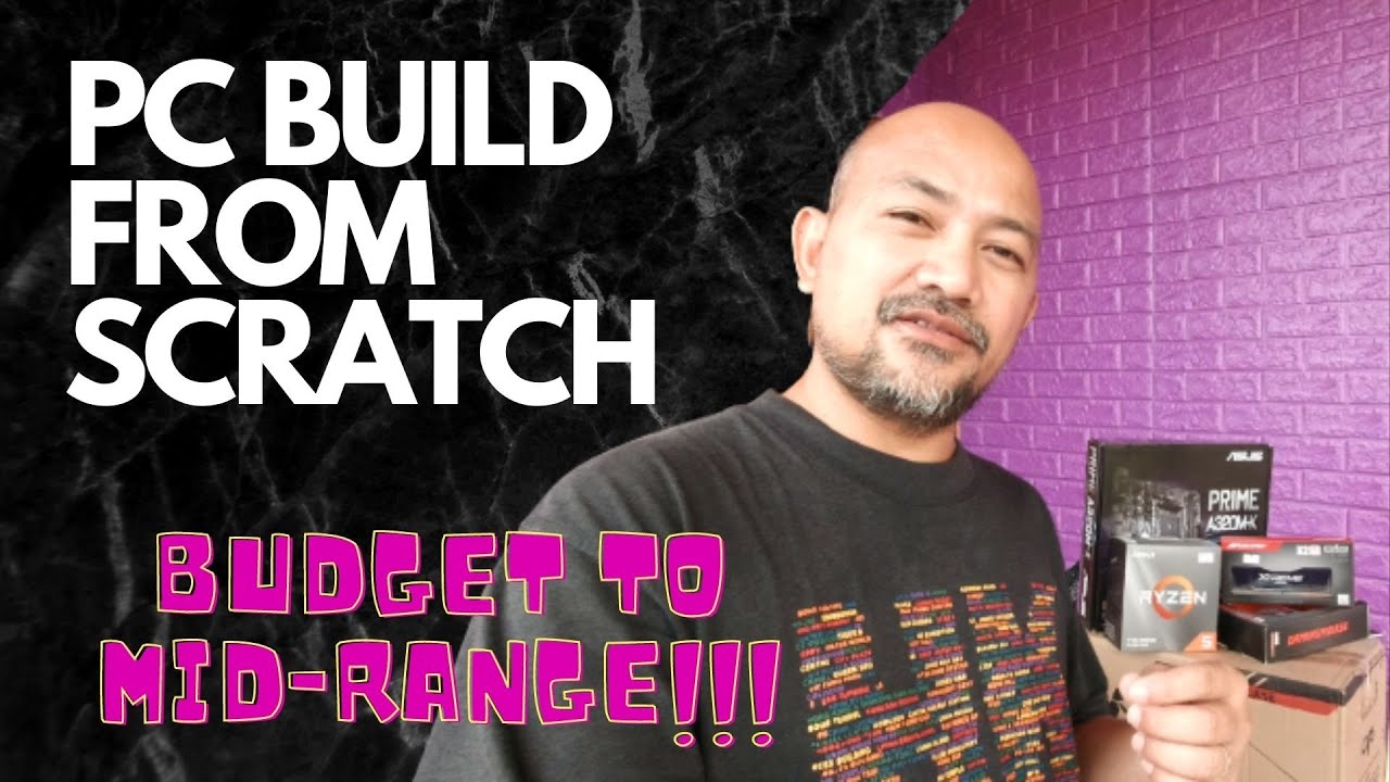 BUDGET TO MID-RANGE  PC BUILD AMD RYZEN 5 - VISGLISH | DIY Petz