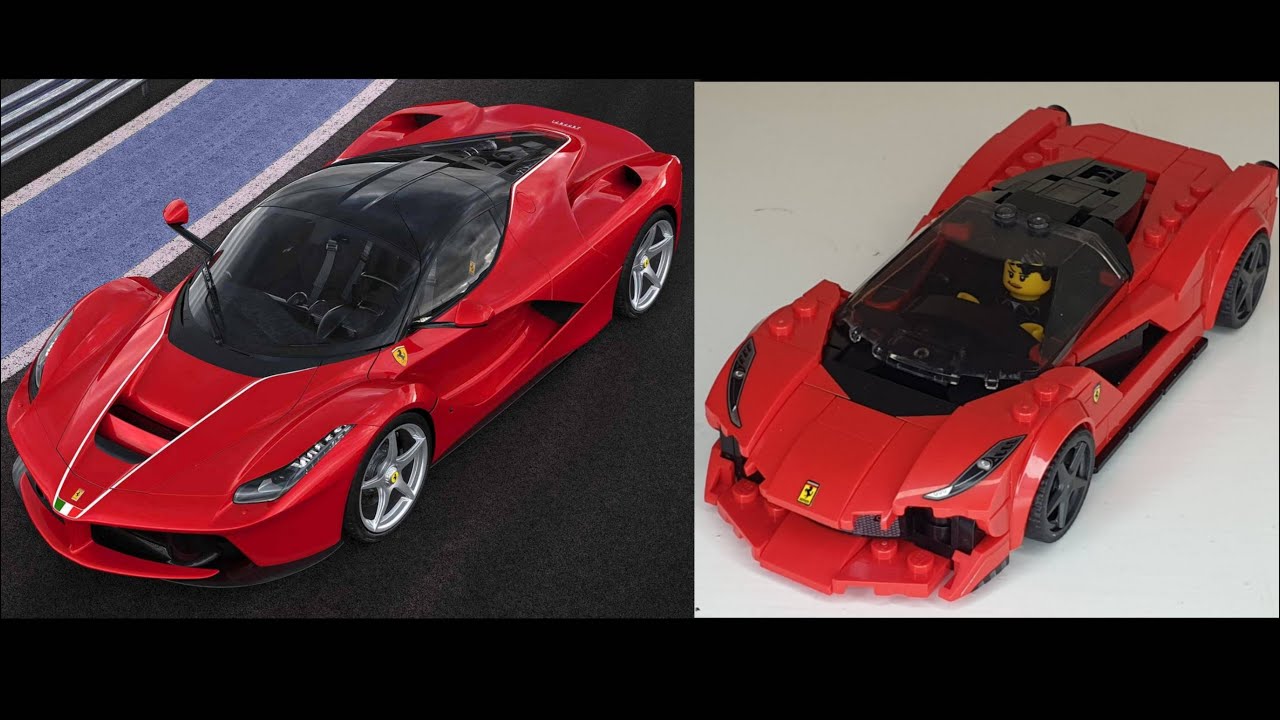 Lego Ferrari Laferrari MOC: My own re-imagination of the Laferrari!