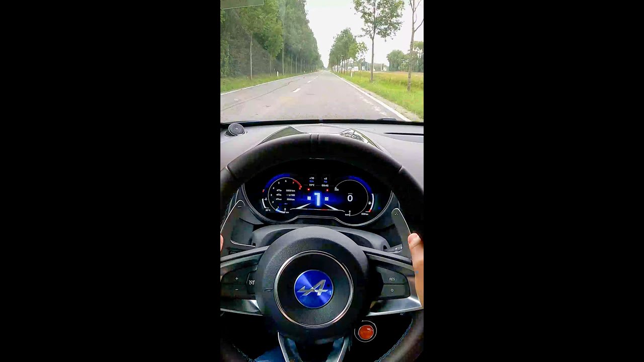 2022 Alpine A110 Acceleration 0-100 #Shorts
