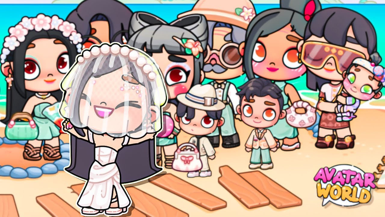 LE MARIAGE COMPLET DE ROSE SUR AVATAR WORLD ! MISS QUEEN 👑