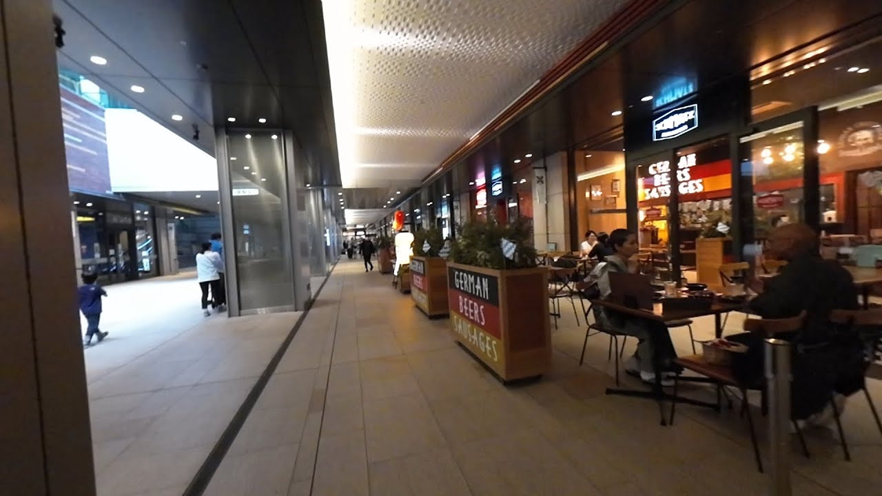 【Japan Walk】Kyobashi, Tokyo: Walk through Kyobashi Edogrand.