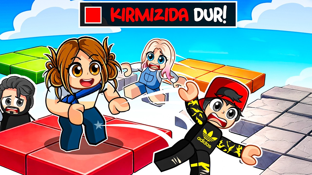 Yanlış Renge Basarsan Düşüyorsun! 😱 Roblox Color Block
