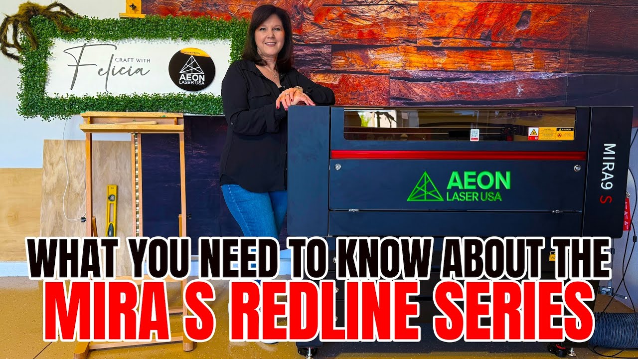 НЕВЕРОЯТНЫЙ лазерный гравер Aeon Laser USA Mira 9S Redline Series!