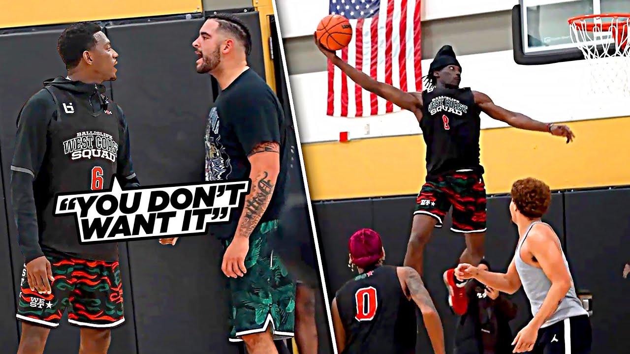 REAL BEEF Got Settled On The Court... Trash Talker Tried To TEST Frank Nitty!!