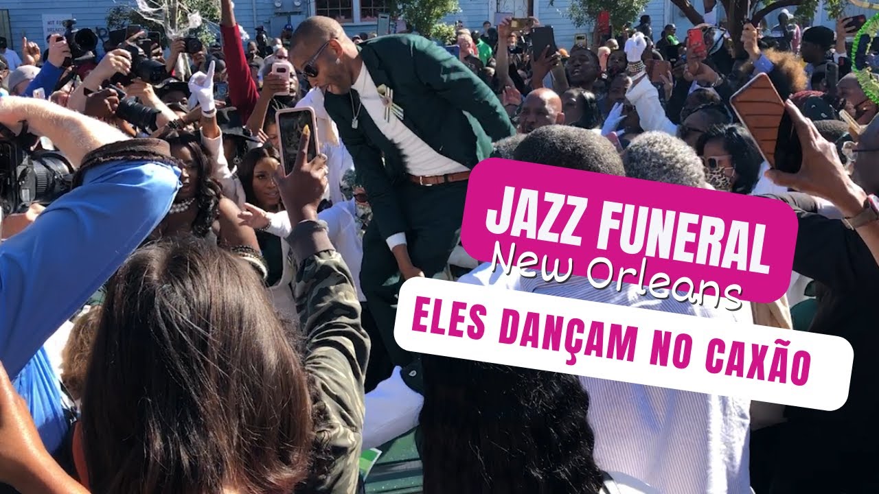 Jazz funeral - banda, dança e festa em velório de New Orleans