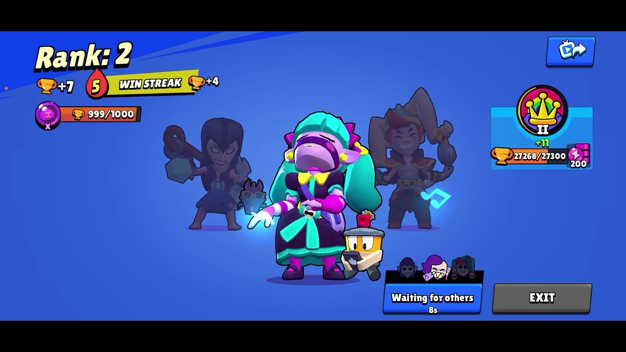 FINALLY GETTING 1k ON EMZ WWWW #brawlstars #maxtier 