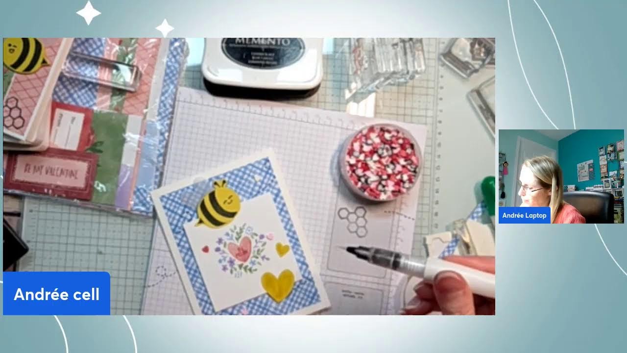 Atelier créatif en direct - Cartes de St-Valentin
