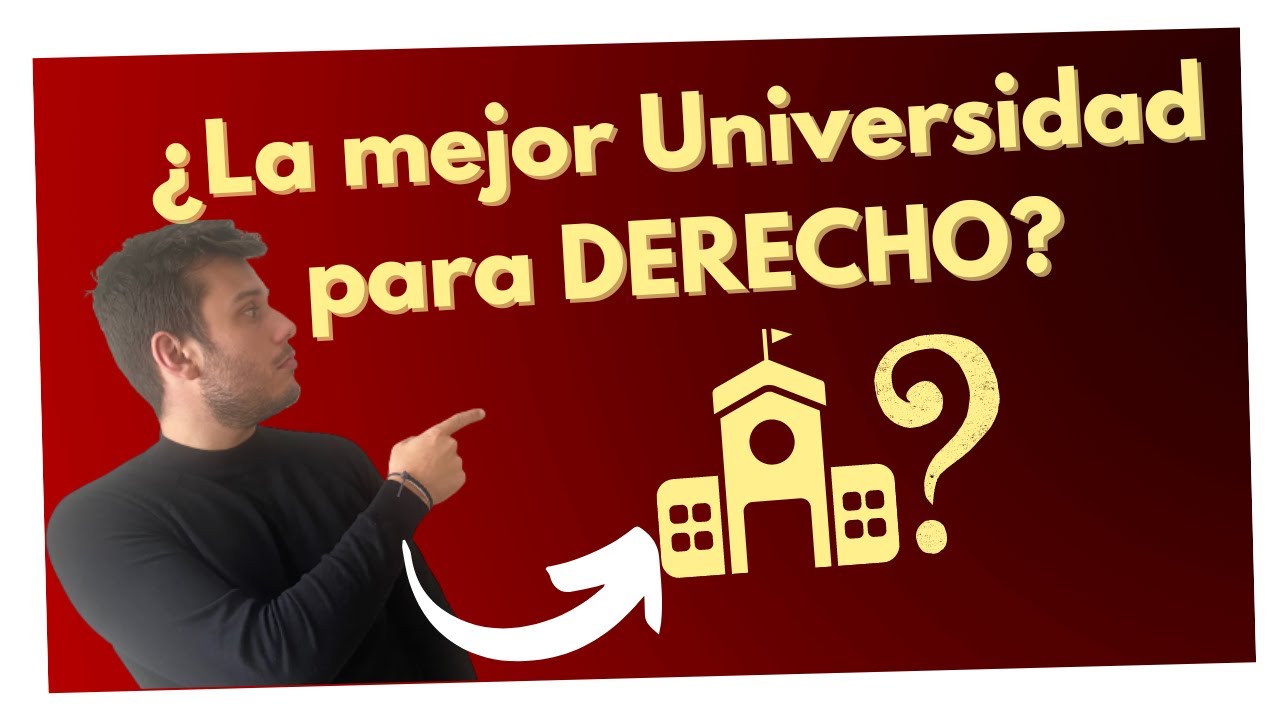 📜TOP 5 Mejores Universidades para ESTUDIAR DERECHO en ESPAÑA