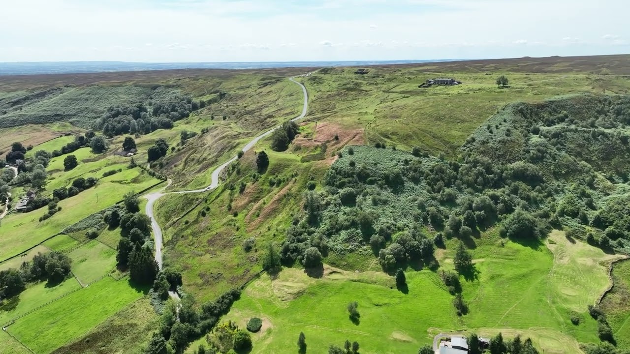 Yorkshire From Above Roesdale Chimney Bank