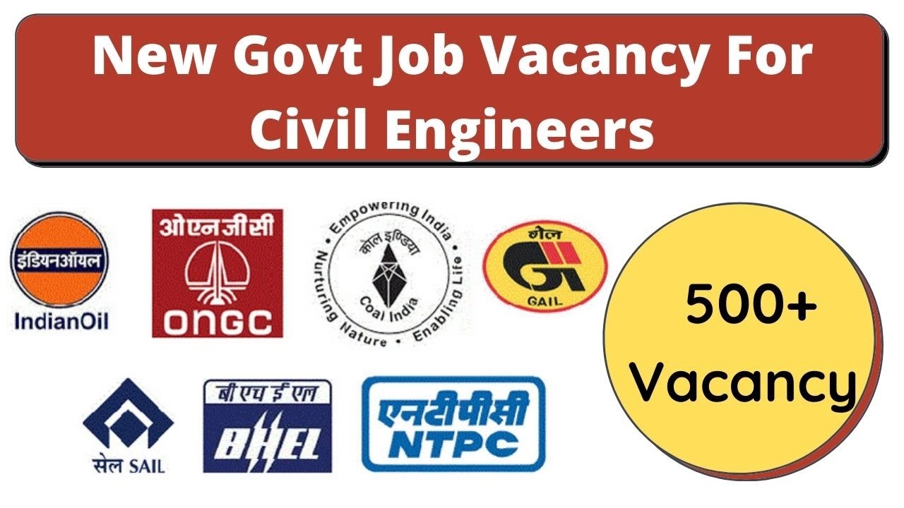 Govt Jobs for Civil Engineers || Latest civil engineering jobs || Civil Engineer Job Vacancy